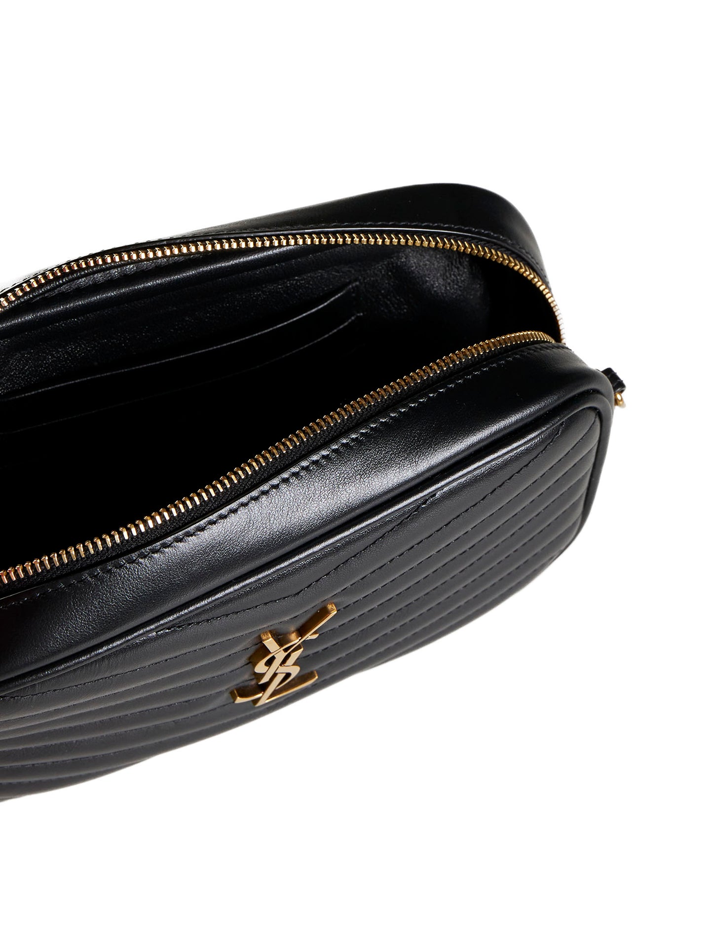 Borsa mini in pelle con logo YSL