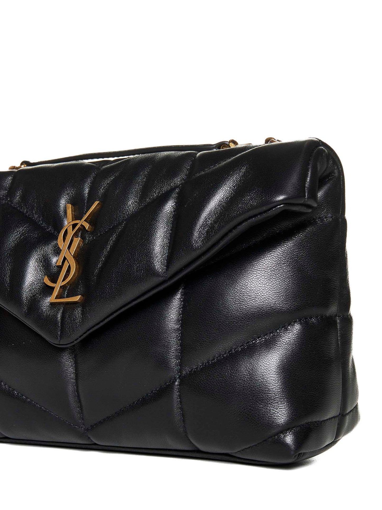 Puffer Toy bag in lambskin leather by Saint Laurent