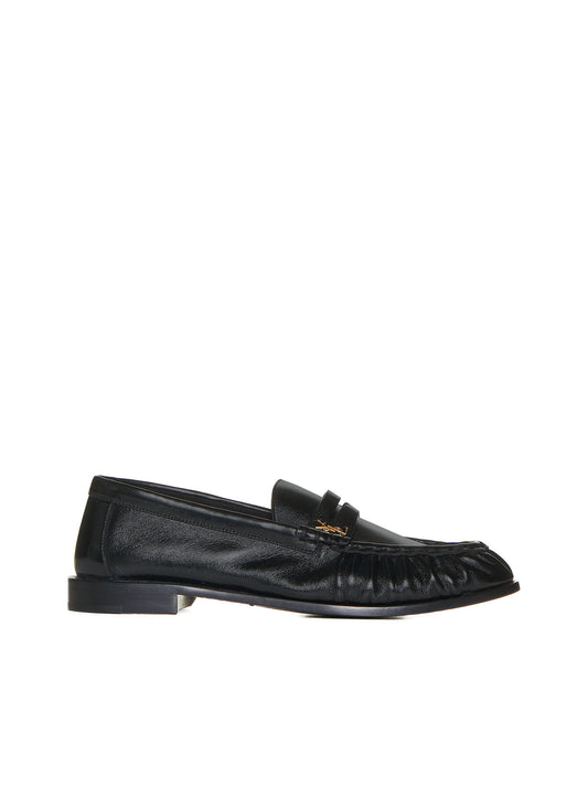 Mocassini le loafer morbidi in pelle lucida