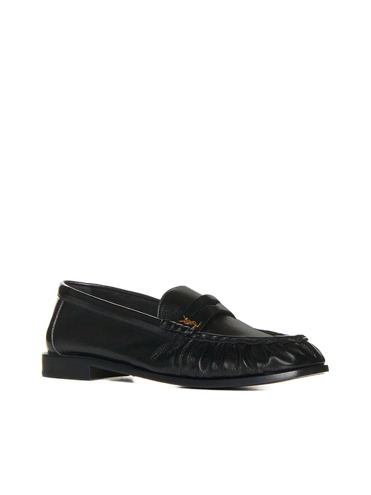 Mocassini le loafer morbidi in pelle lucida