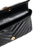 College mini quilted leather bag