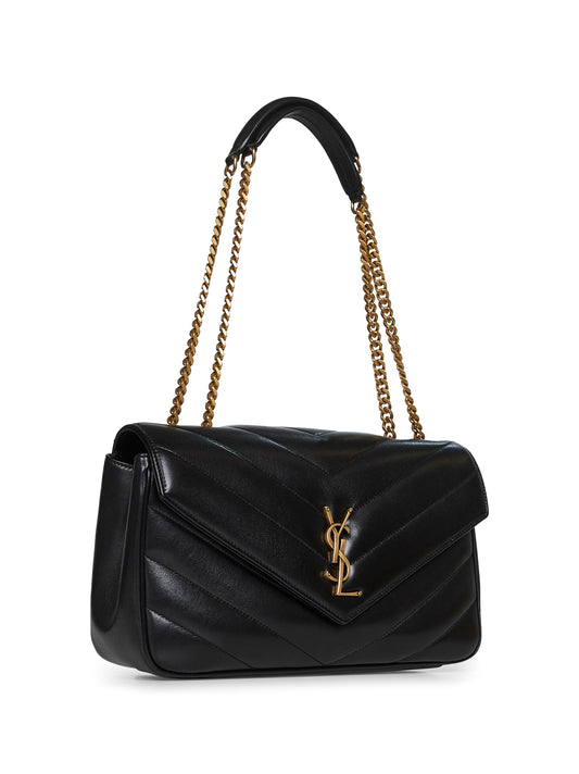 Borsa a spalla LouLou Medium nera