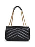 Borsa a spalla LouLou Medium nera