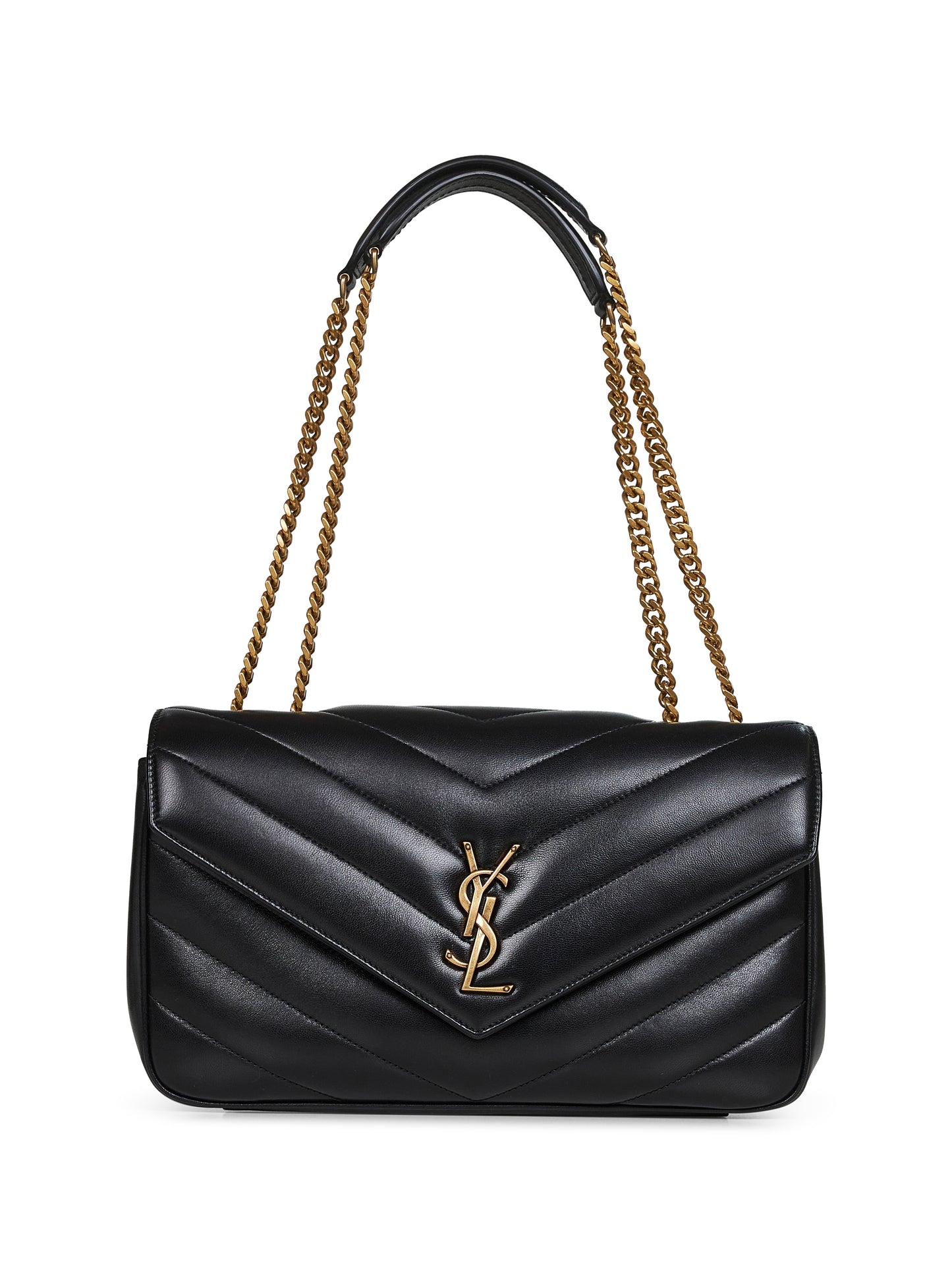 Borsa a spalla LouLou Medium nera