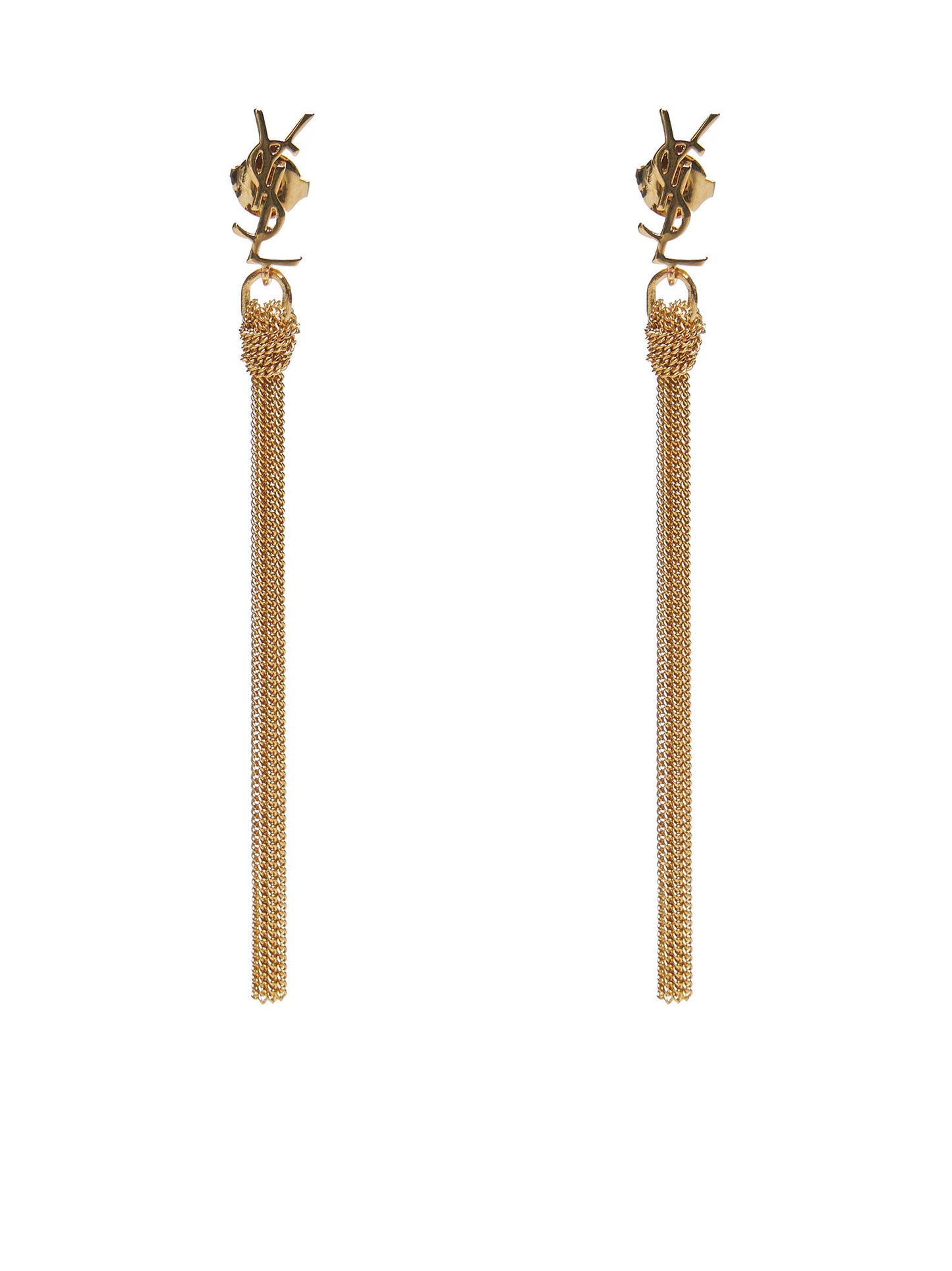 Cassandre metal earrings with tassel