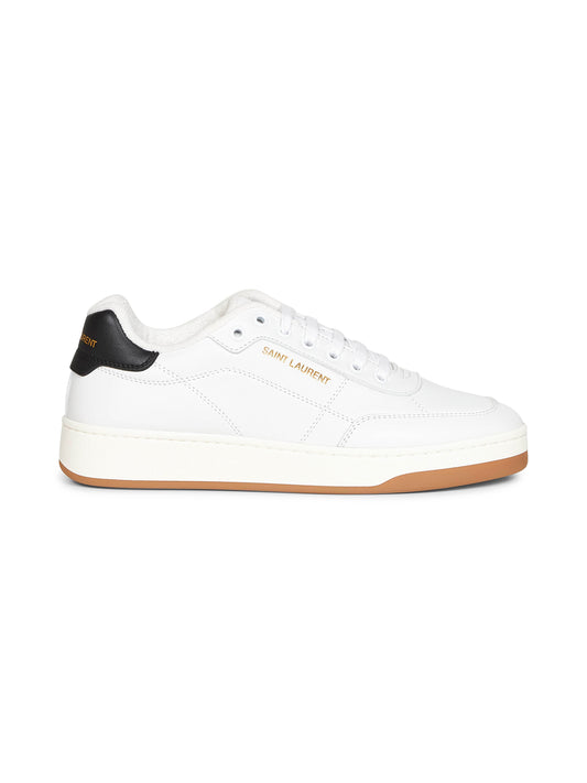 White smooth leather SL/61 sneakers