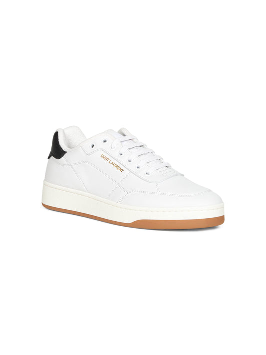 White smooth leather SL/61 sneakers