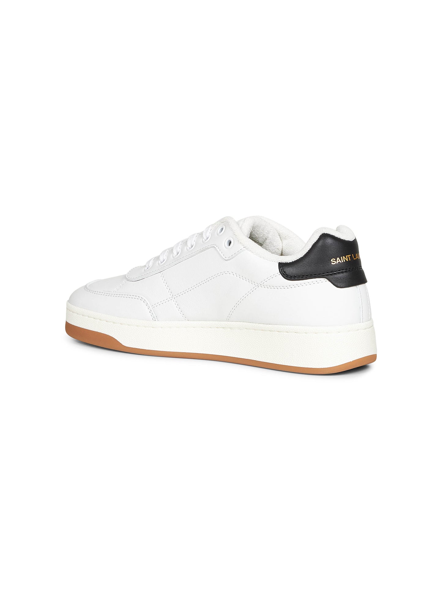 White smooth leather SL/61 sneakers
