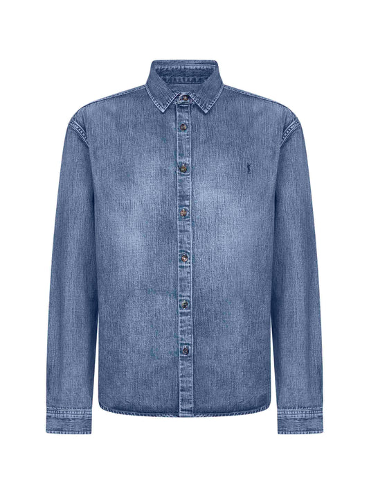 Cassandre shirt in denim Saint Laurent