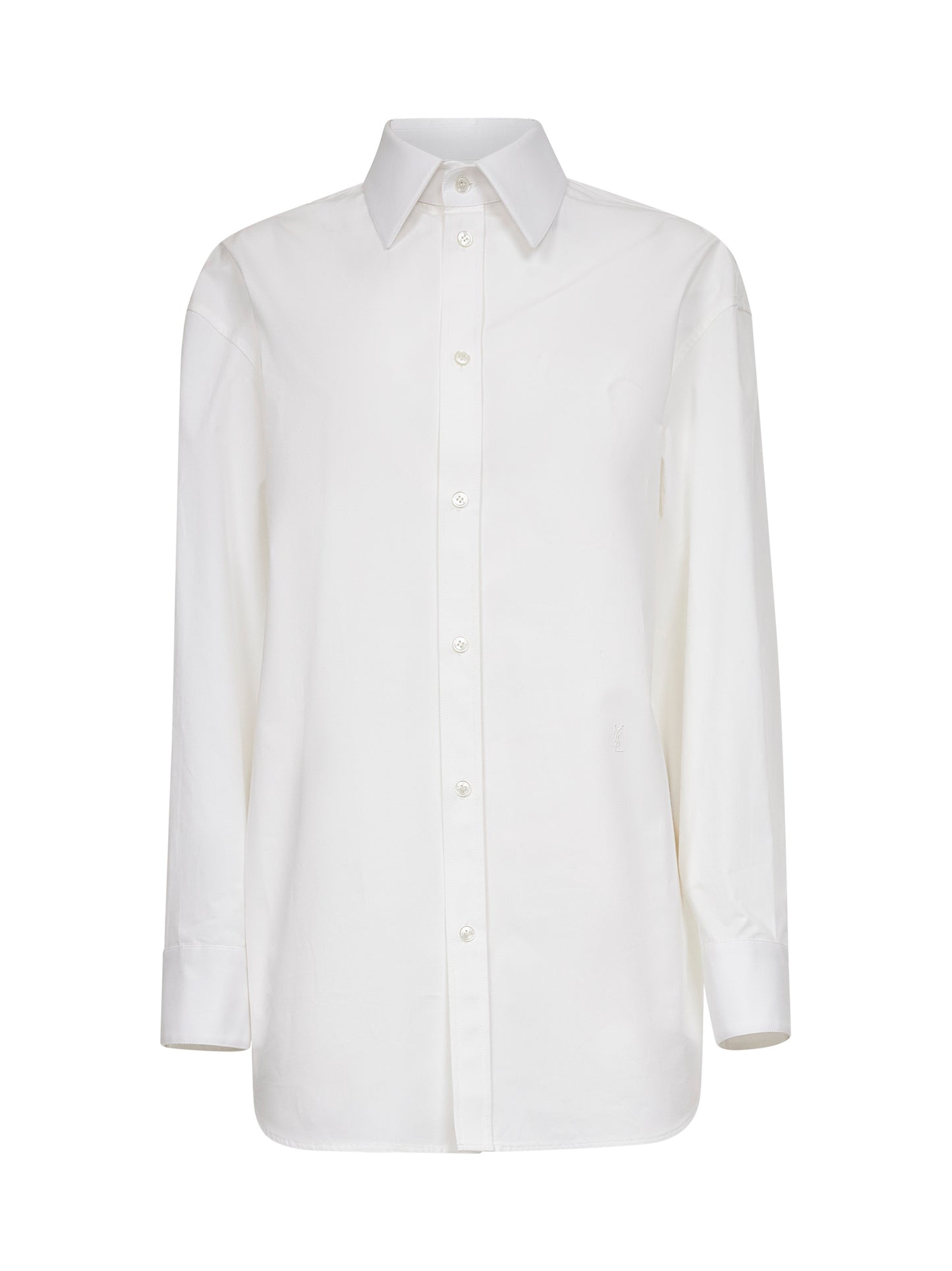 White cotton poplin Cassandre shirt