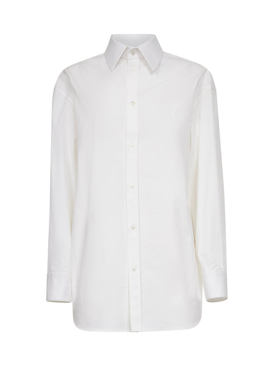 White cotton poplin Cassandre shirt