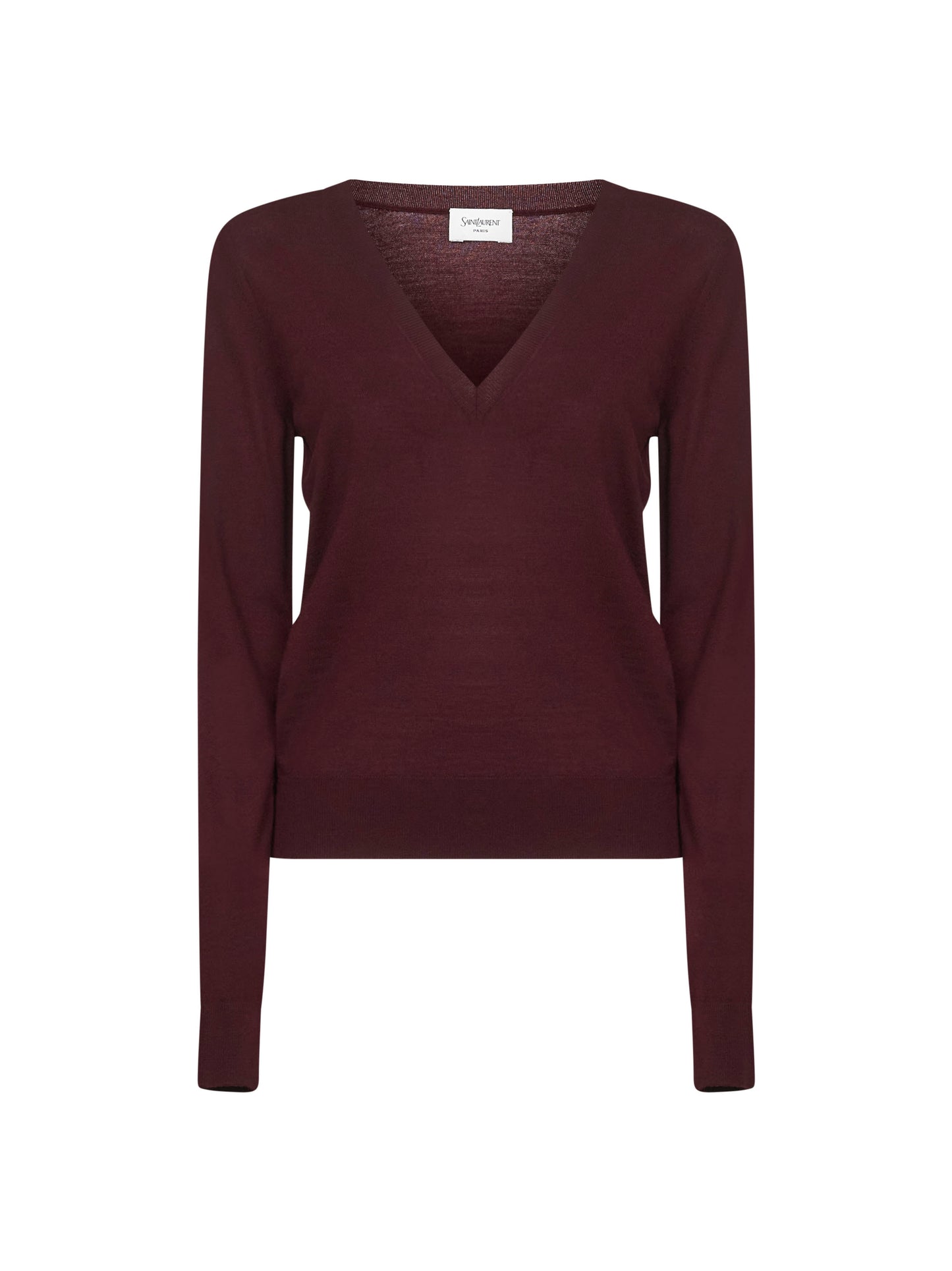 Saint Laurent wool V-neck pullover