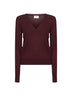 Saint Laurent wool V-neck pullover