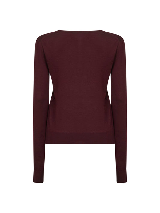Maglia con scollo a V in lana Saint Laurent