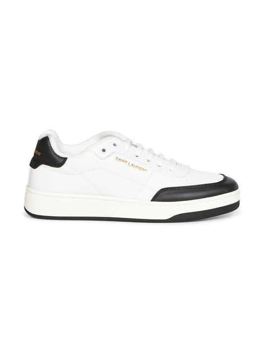 White smooth leather SL/61 sneakers