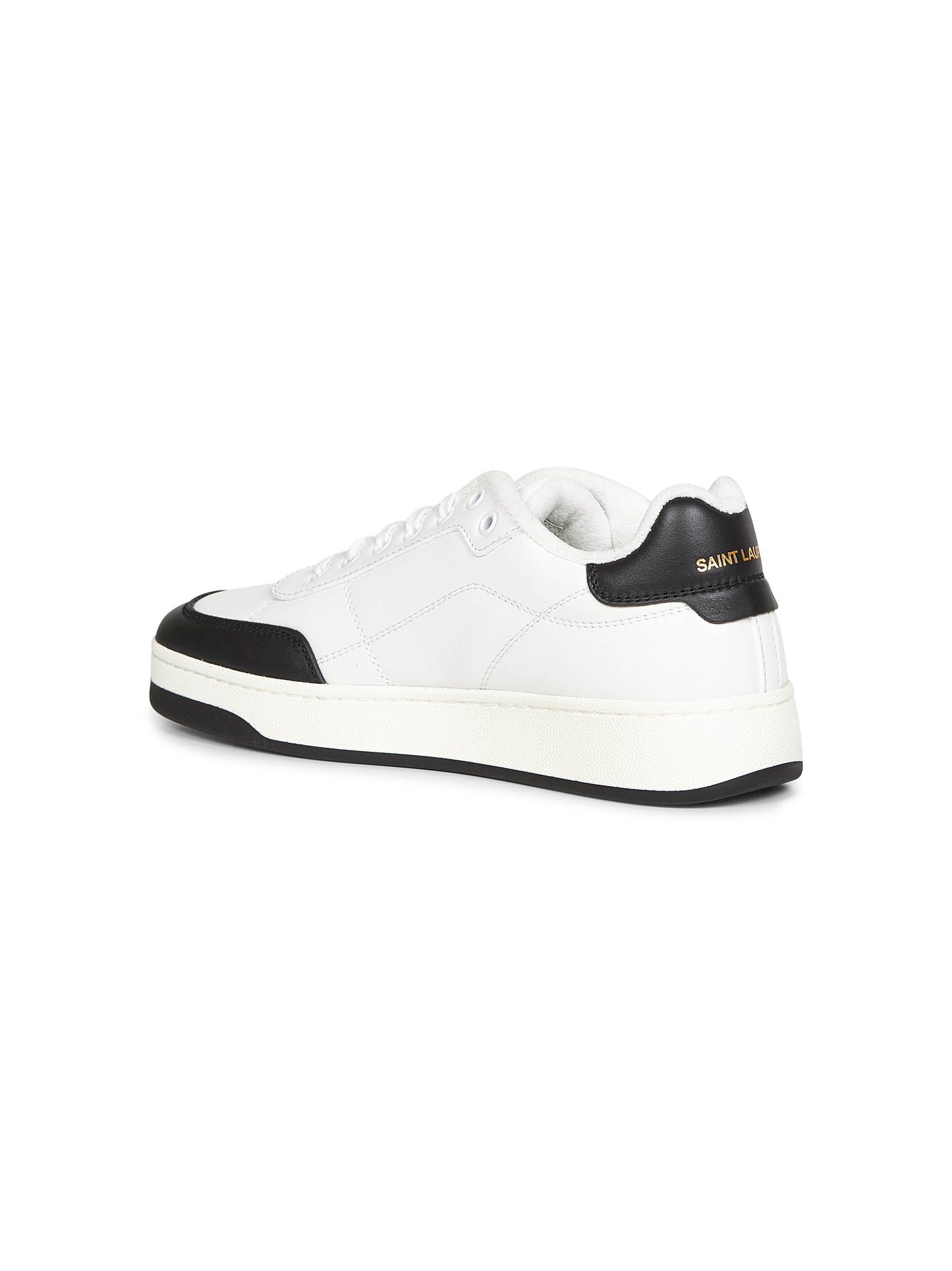 White smooth leather SL/61 sneakers