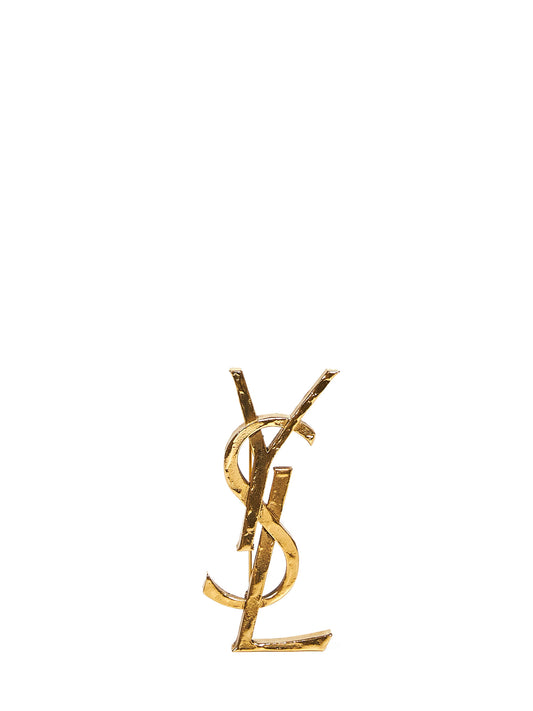 Gold metal Cassandre brooch