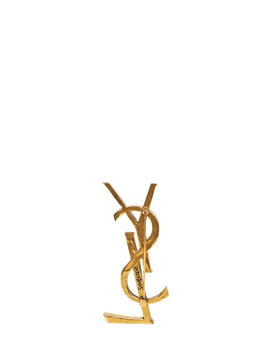 Gold metal Cassandre brooch