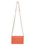 Orange Cassandre Envelope chain wallet