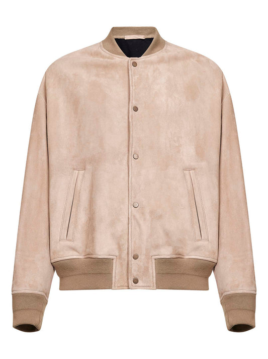 Sand suede Cay bomber jacket