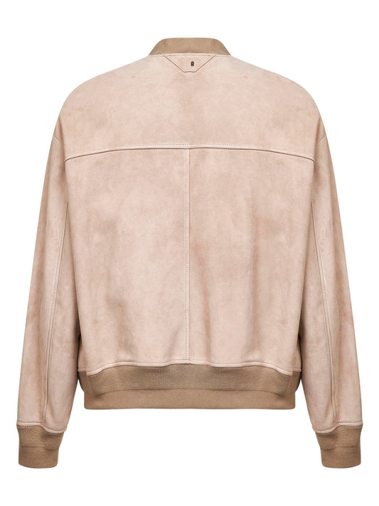 Sand suede Cay bomber jacket