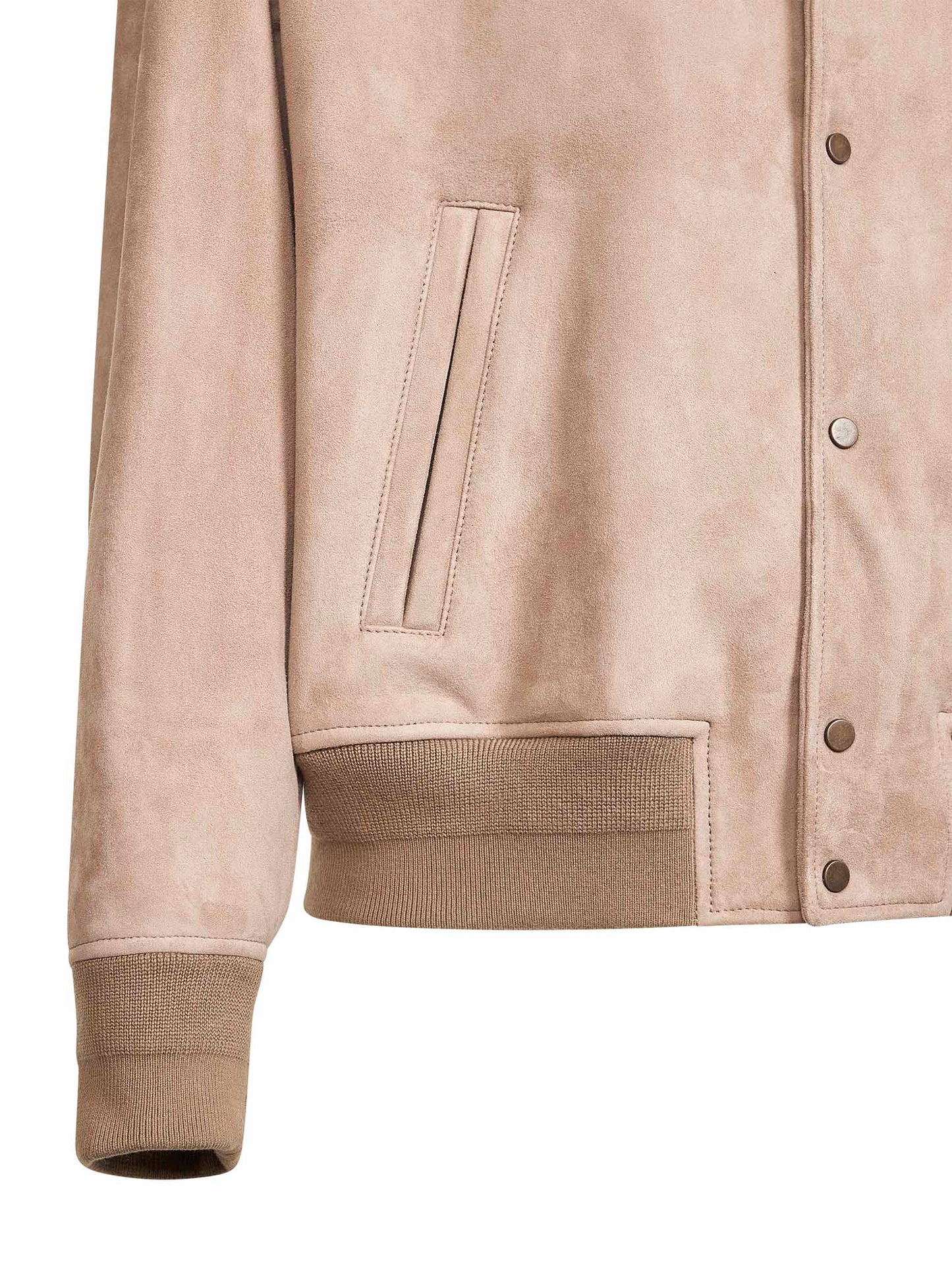 Sand suede Cay bomber jacket