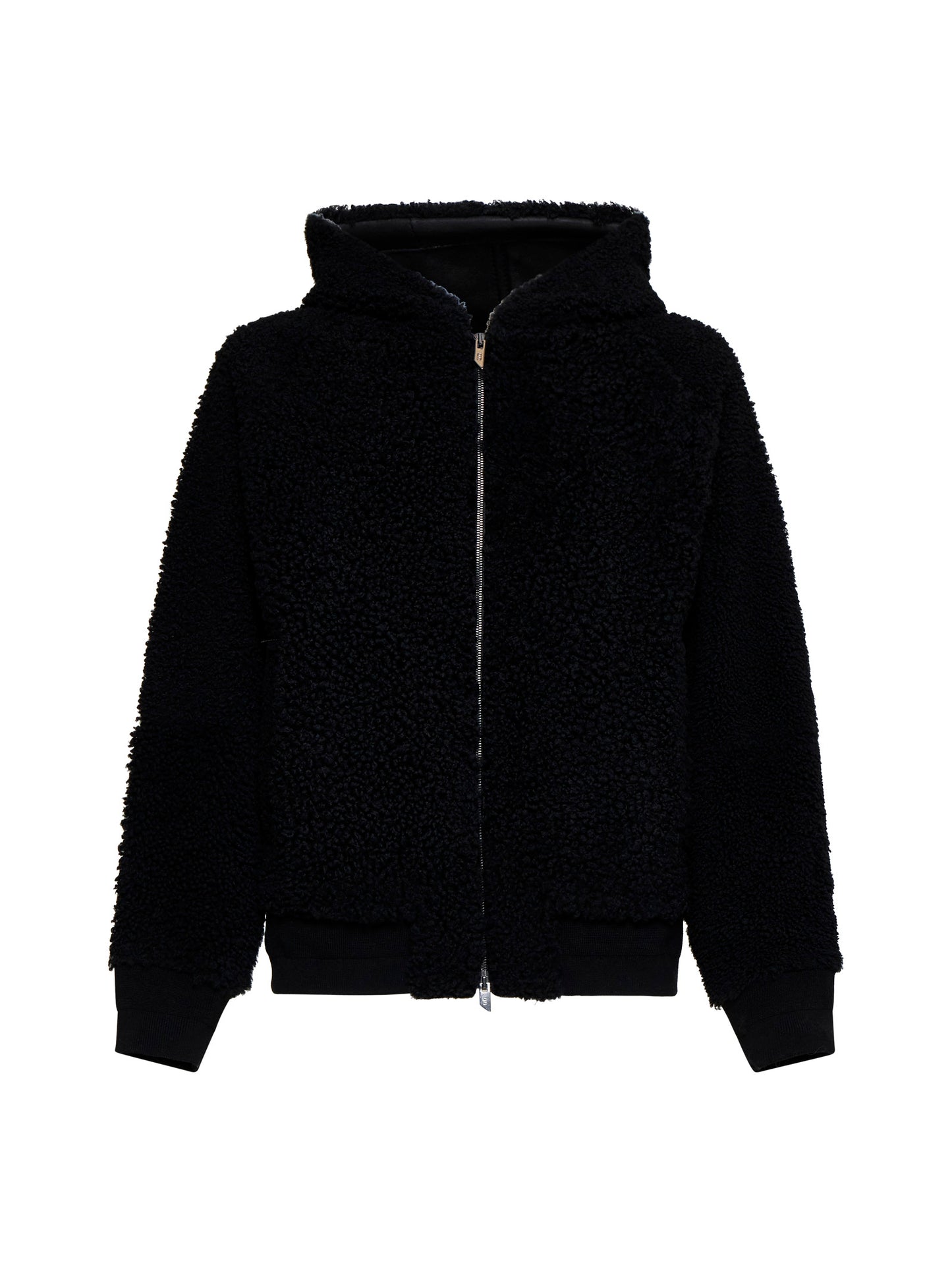 Giacca reversibile in shearling e pelle