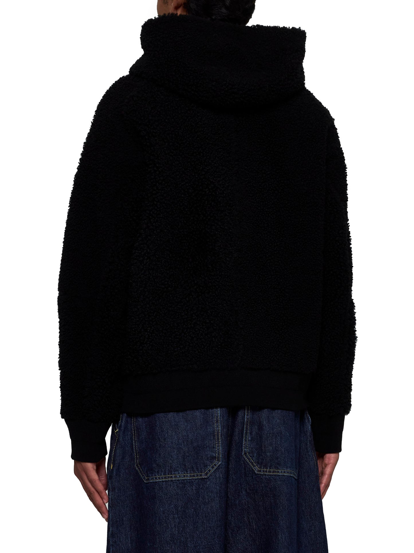 Giacca reversibile in shearling e pelle