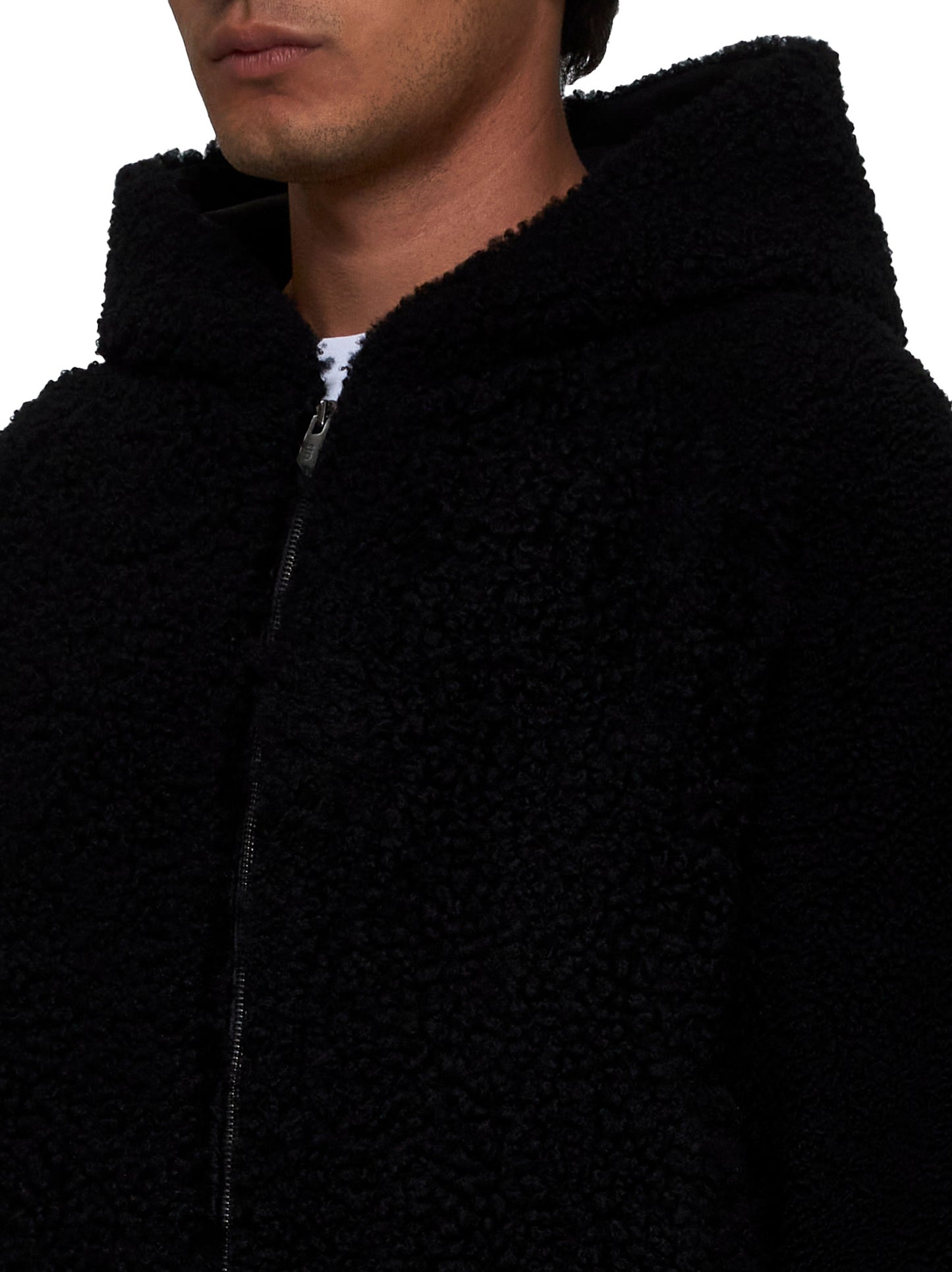 Giacca reversibile in shearling e pelle