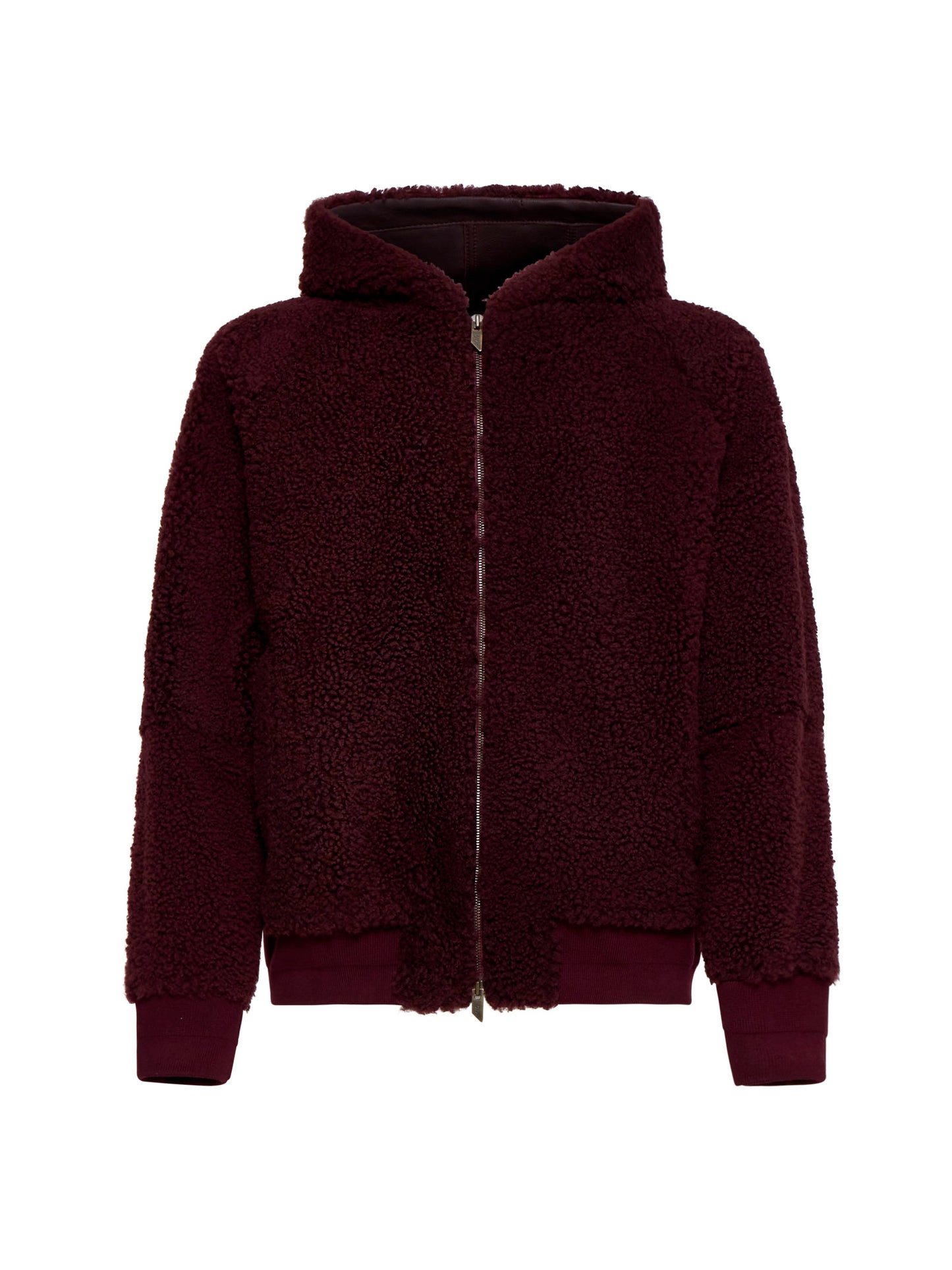 Giacca reversibile in shearling e pelle
