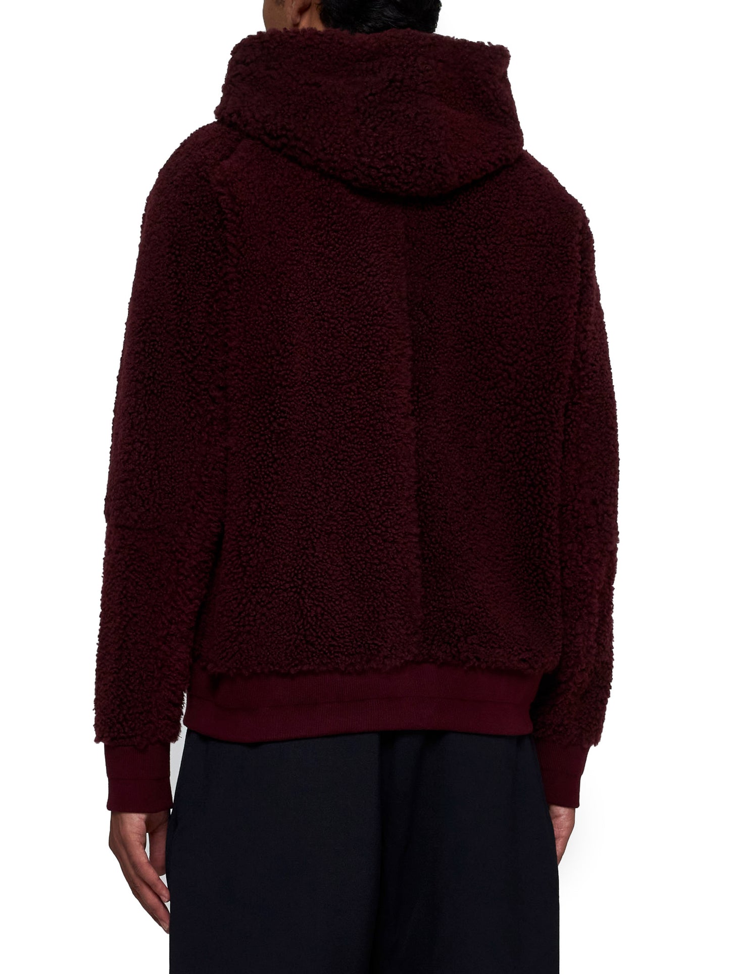 Giacca reversibile in shearling e pelle
