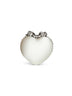 Multicolor Multi-Crystal Heart clutch bag