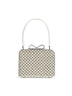 Cream Pearl Embellished micro handbag