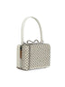 Cream Pearl Embellished micro handbag