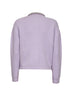 Lilac crystal trim knit cardigan