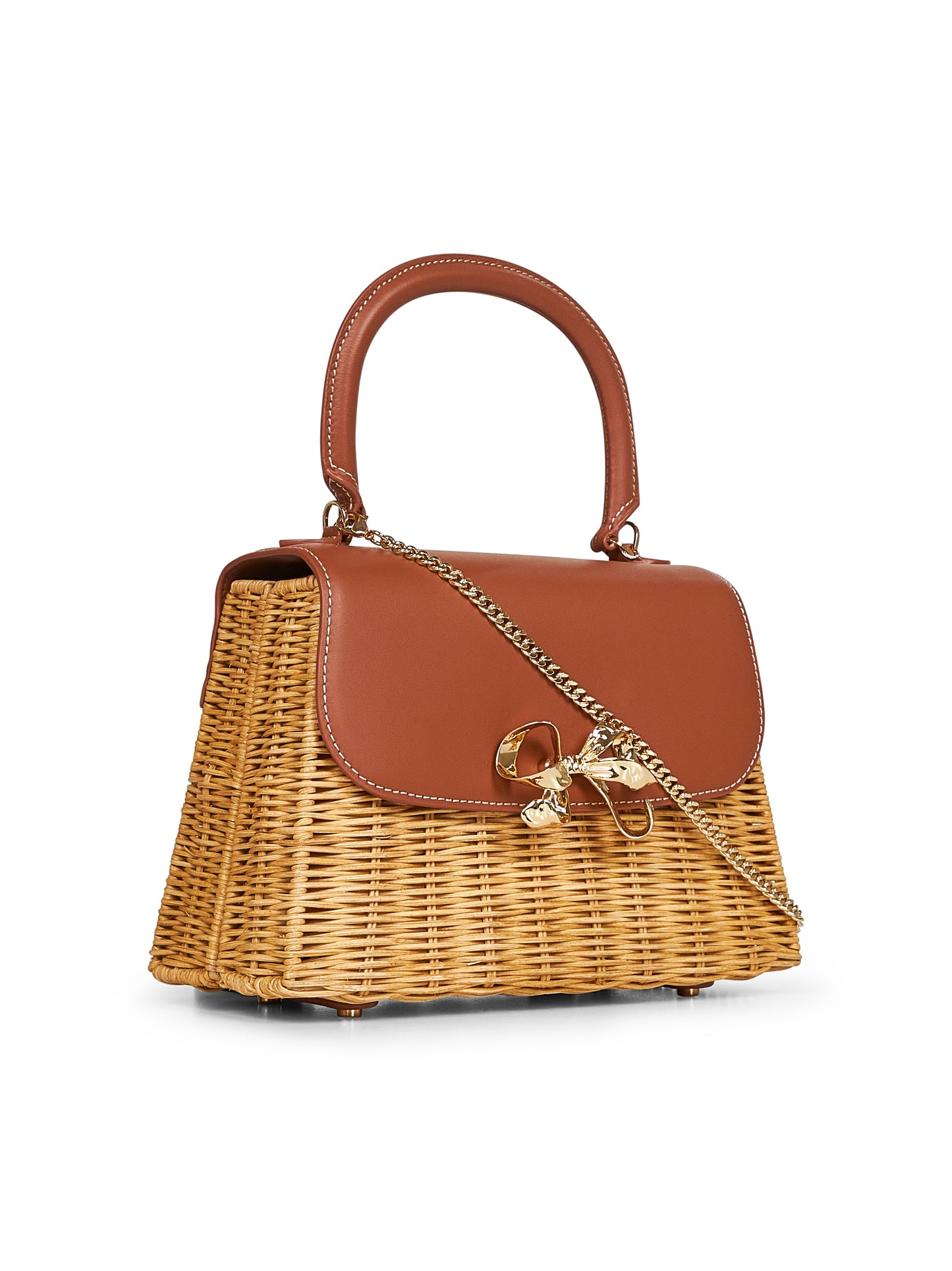 Borsa a mano Mini Bow beige