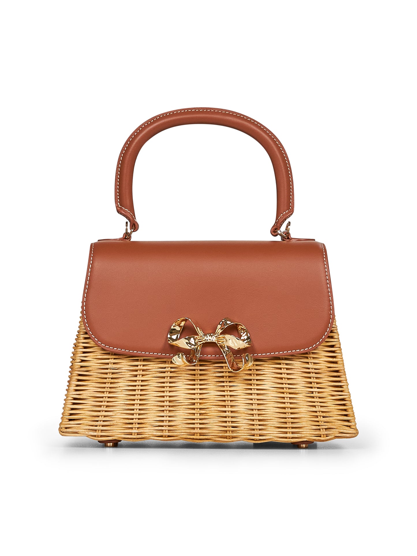 Borsa a mano Mini Bow beige