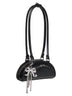 Black mini shoulder bag