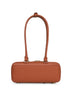 Tan baguette shoulder bag