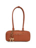 Tan baguette shoulder bag