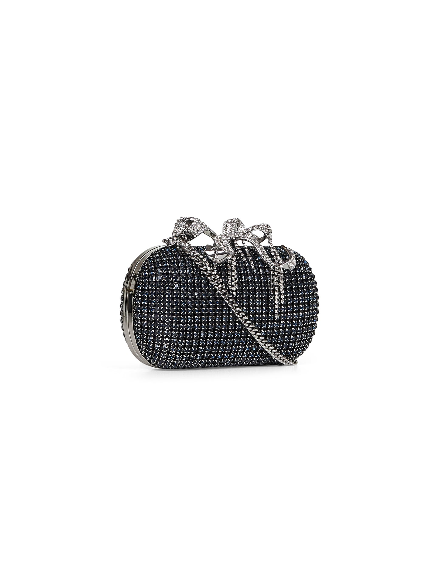 Clutch con tracolla blu