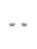 Crystal micro bow earrings