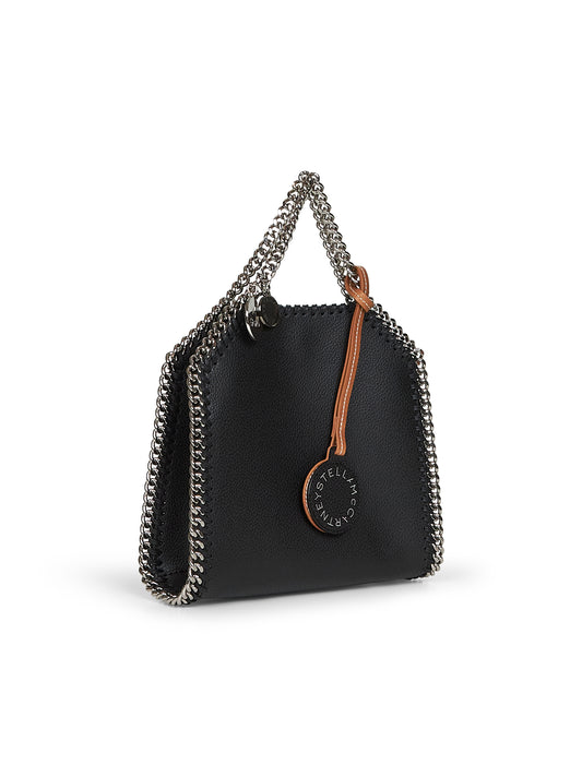 Black Falabella tiny tote bag