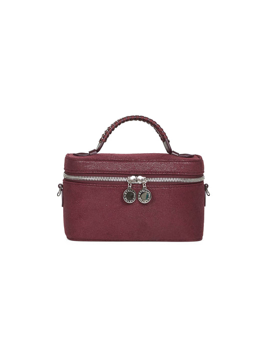 Borsa Vanity Falabella prugna