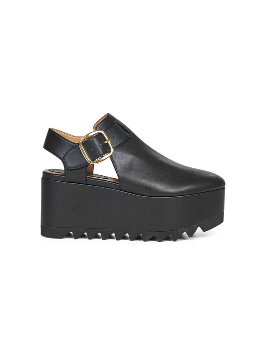 Black VEGEA Elyse platform sandals