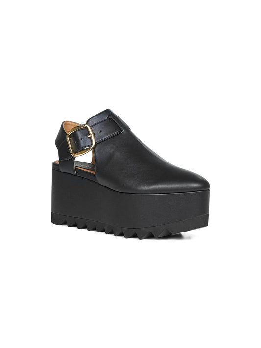 Black VEGEA Elyse platform sandals