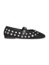 Black Ryder Popper-Studded ballet flats