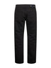 Jeans cinque tasche in denim di cotone nero