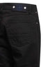 Jeans cinque tasche in denim di cotone nero