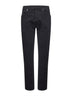 Jeans slim in denim stretch di cotone nero